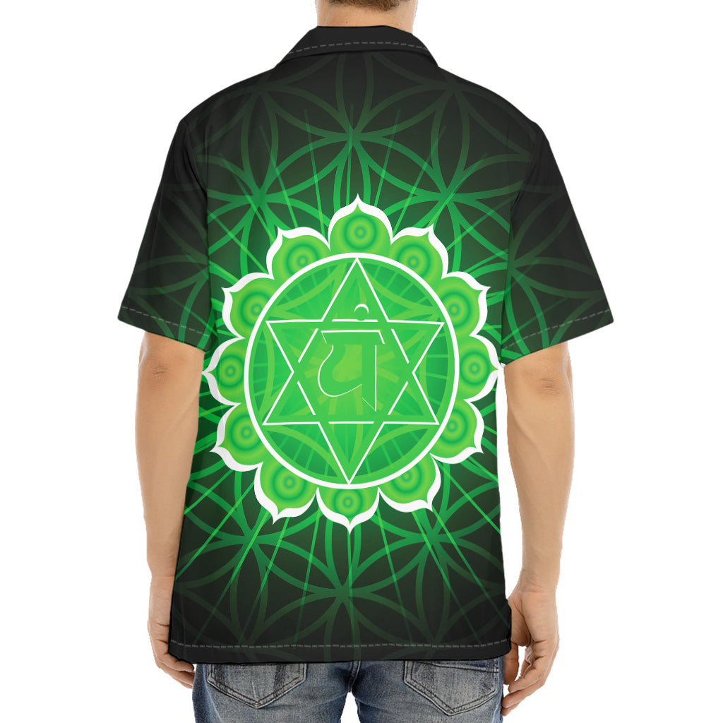 Anahata Chakra Spiritual Print Aloha Shirt