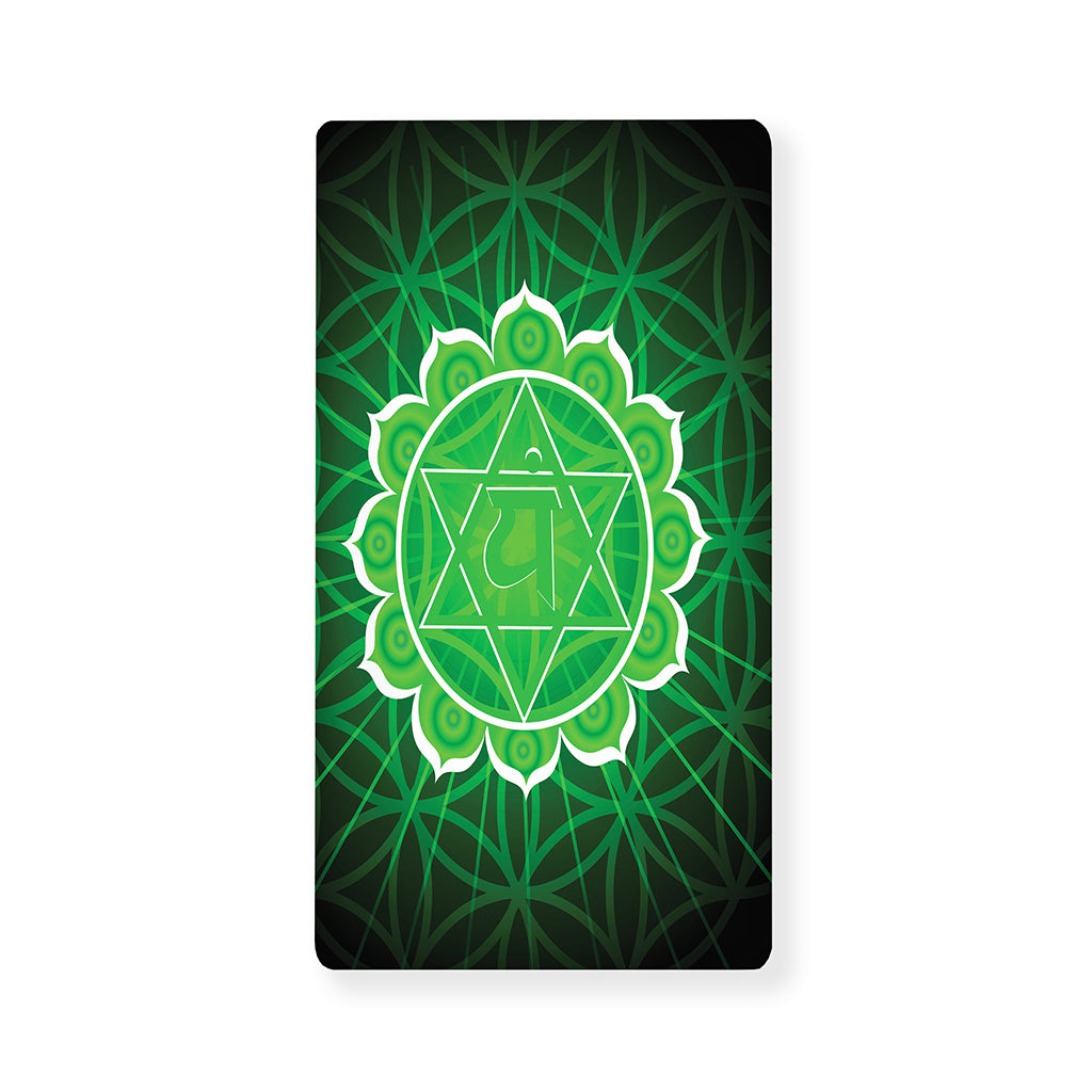 Anahata Chakra Spiritual Print Baby Crib Sheet