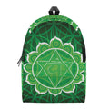 Anahata Chakra Spiritual Print School Backpack