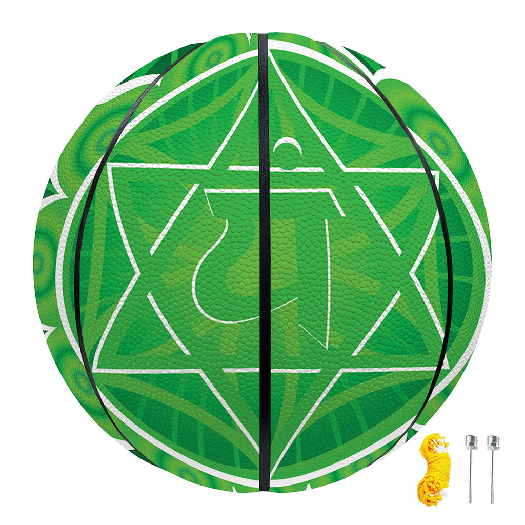 Anahata Chakra Spiritual Print Basketball