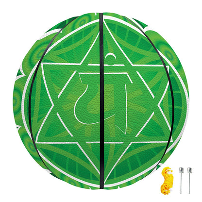 Anahata Chakra Spiritual Print Basketball
