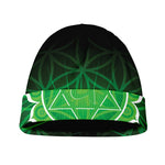 Anahata Chakra Spiritual Print Beanie