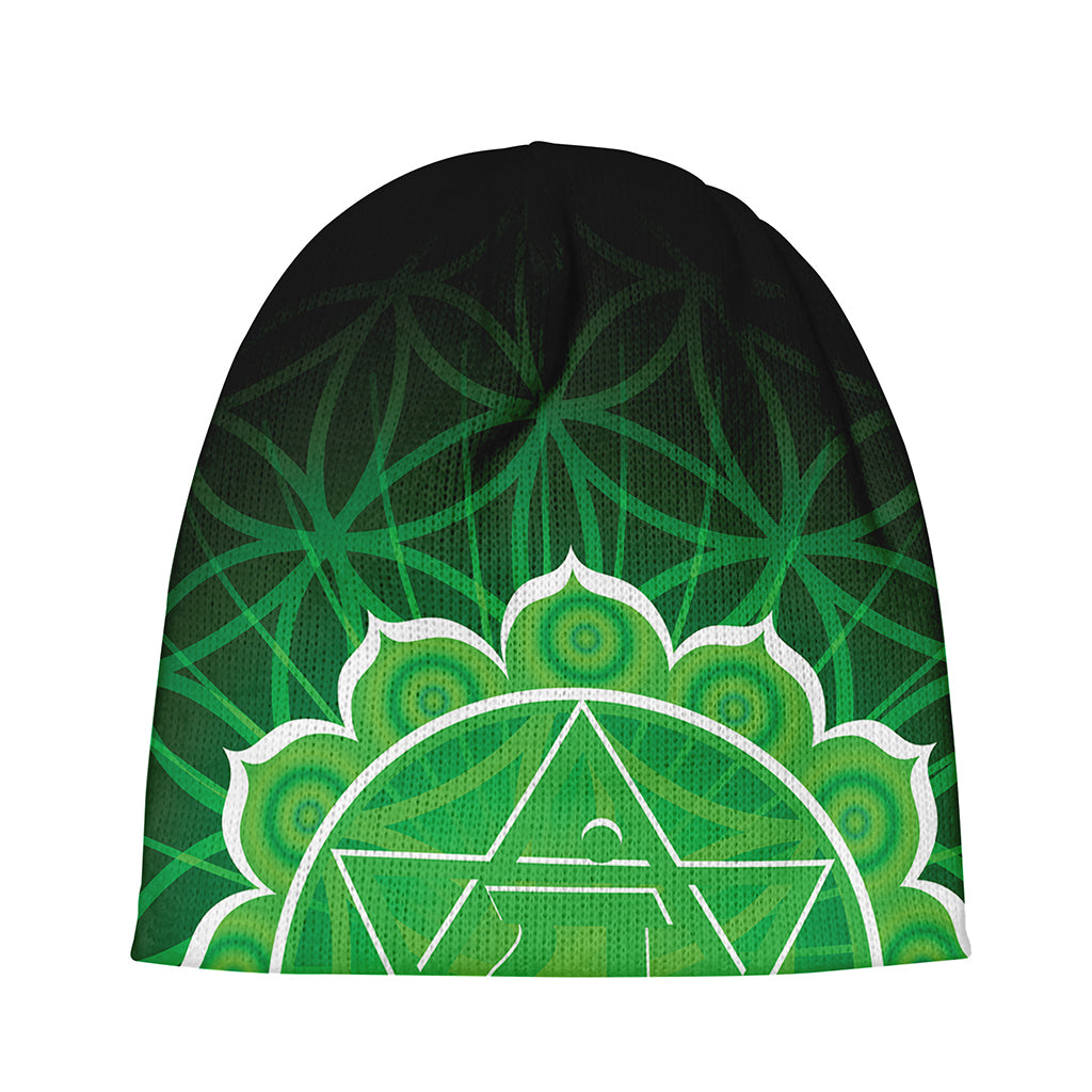 Anahata Chakra Spiritual Print Beanie