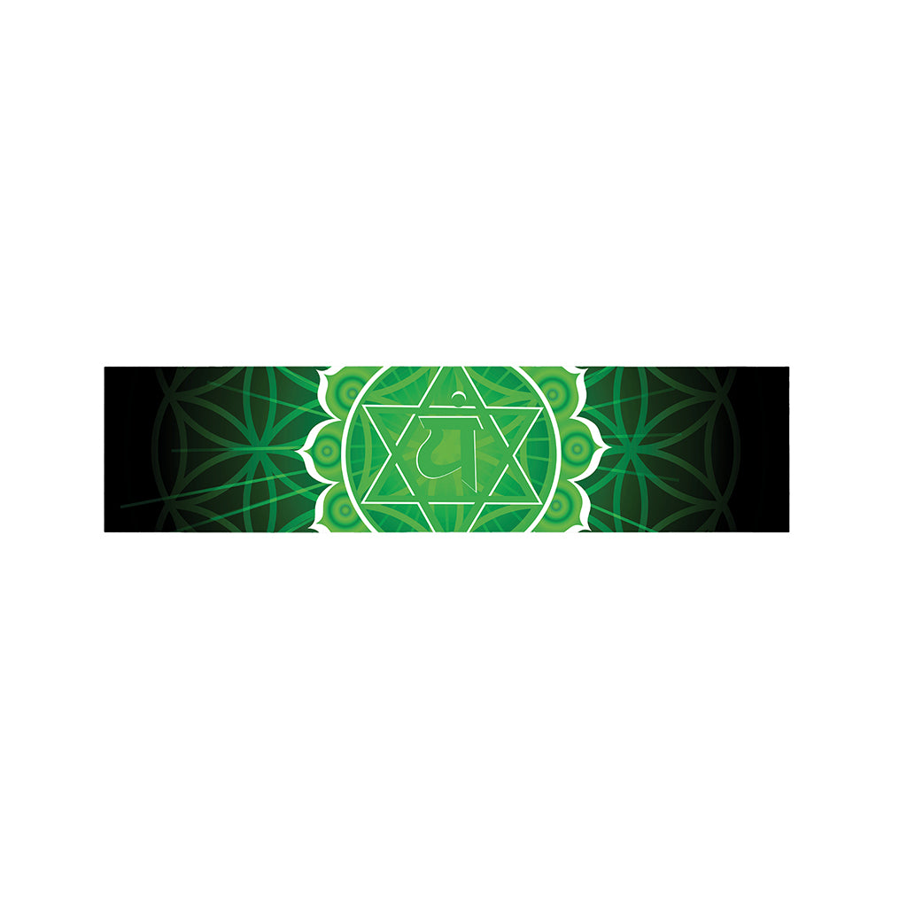 Anahata Chakra Spiritual Print Bed Runner