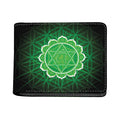 Anahata Chakra Spiritual Print Bifold Wallet