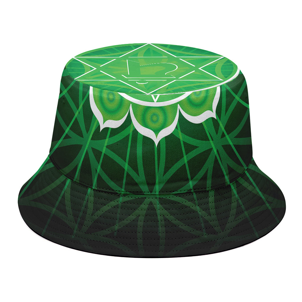 Anahata Chakra Spiritual Print Bucket Hat