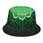 Anahata Chakra Spiritual Print Bucket Hat