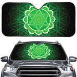 Anahata Chakra Spiritual Print Car Windshield Sun Shade