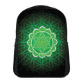 Anahata Chakra Spiritual Print Casual Backpack