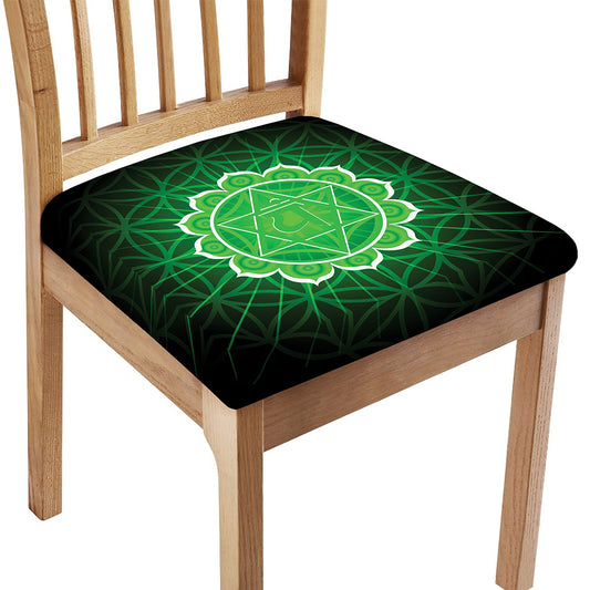 Anahata Chakra Spiritual Print Chair Cushion Cover