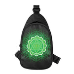 Anahata Chakra Spiritual Print Chest Bag