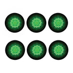 Anahata Chakra Spiritual Print Coaster Set