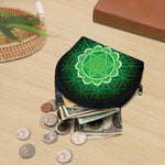 Anahata Chakra Spiritual Print Coin Purse