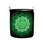 Anahata Chakra Spiritual Print Collapsible Laundry Basket