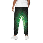 Anahata Chakra Spiritual Print Cotton Pants