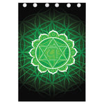 Anahata Chakra Spiritual Print Curtain