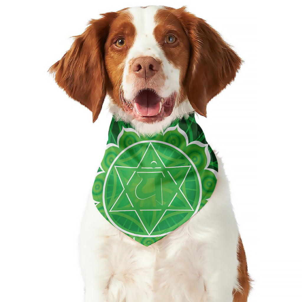 Anahata Chakra Spiritual Print Dog Bandana