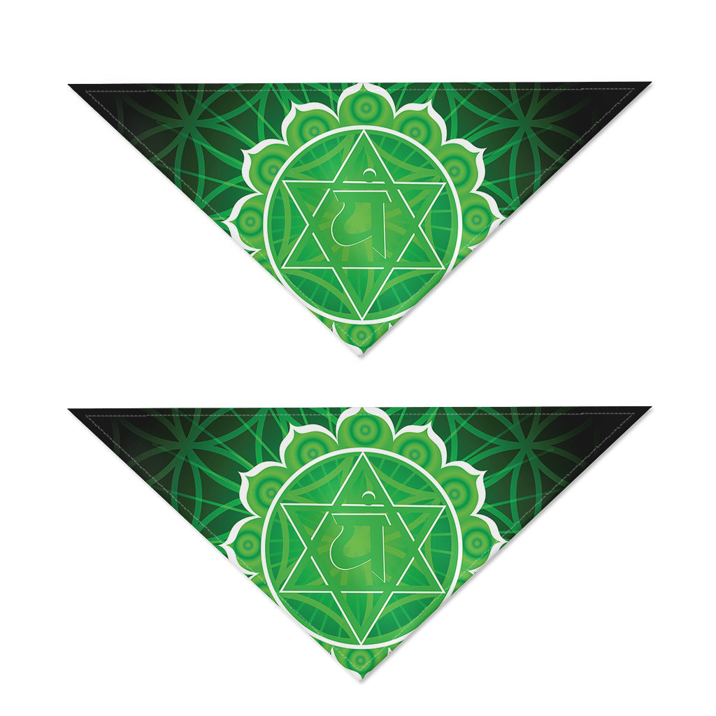 Anahata Chakra Spiritual Print Dog Bandana