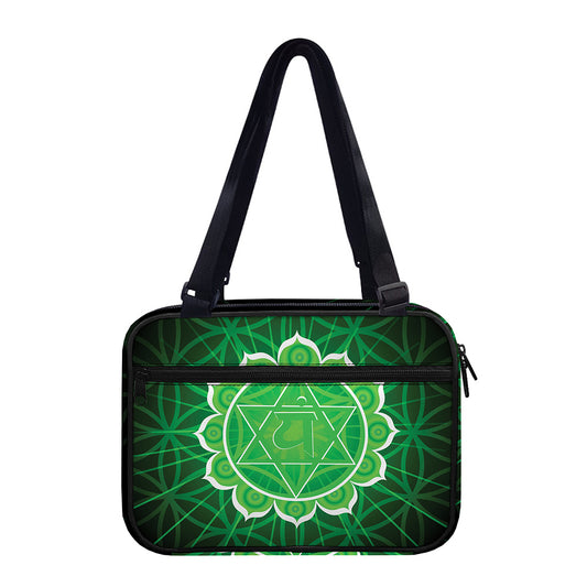 Anahata Chakra Spiritual Print Double Strap Bible Bag