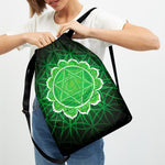 Anahata Chakra Spiritual Print Drawstring Backpack