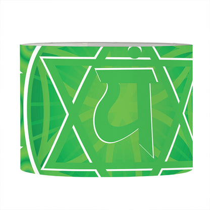 Anahata Chakra Spiritual Print Drum Lamp Shade