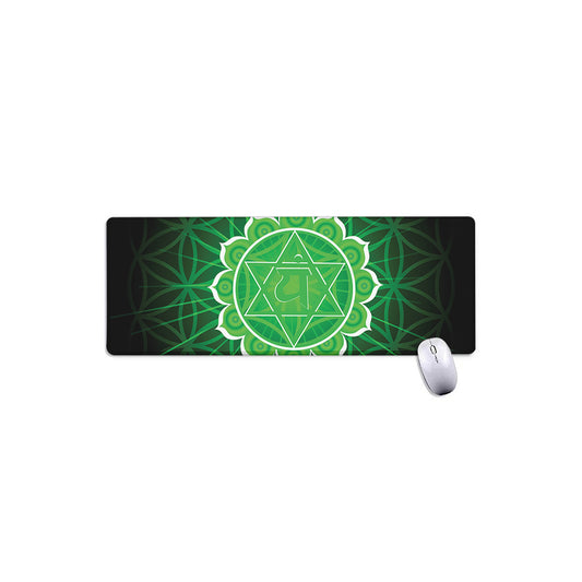 Anahata Chakra Spiritual Print Extended Mouse Pad