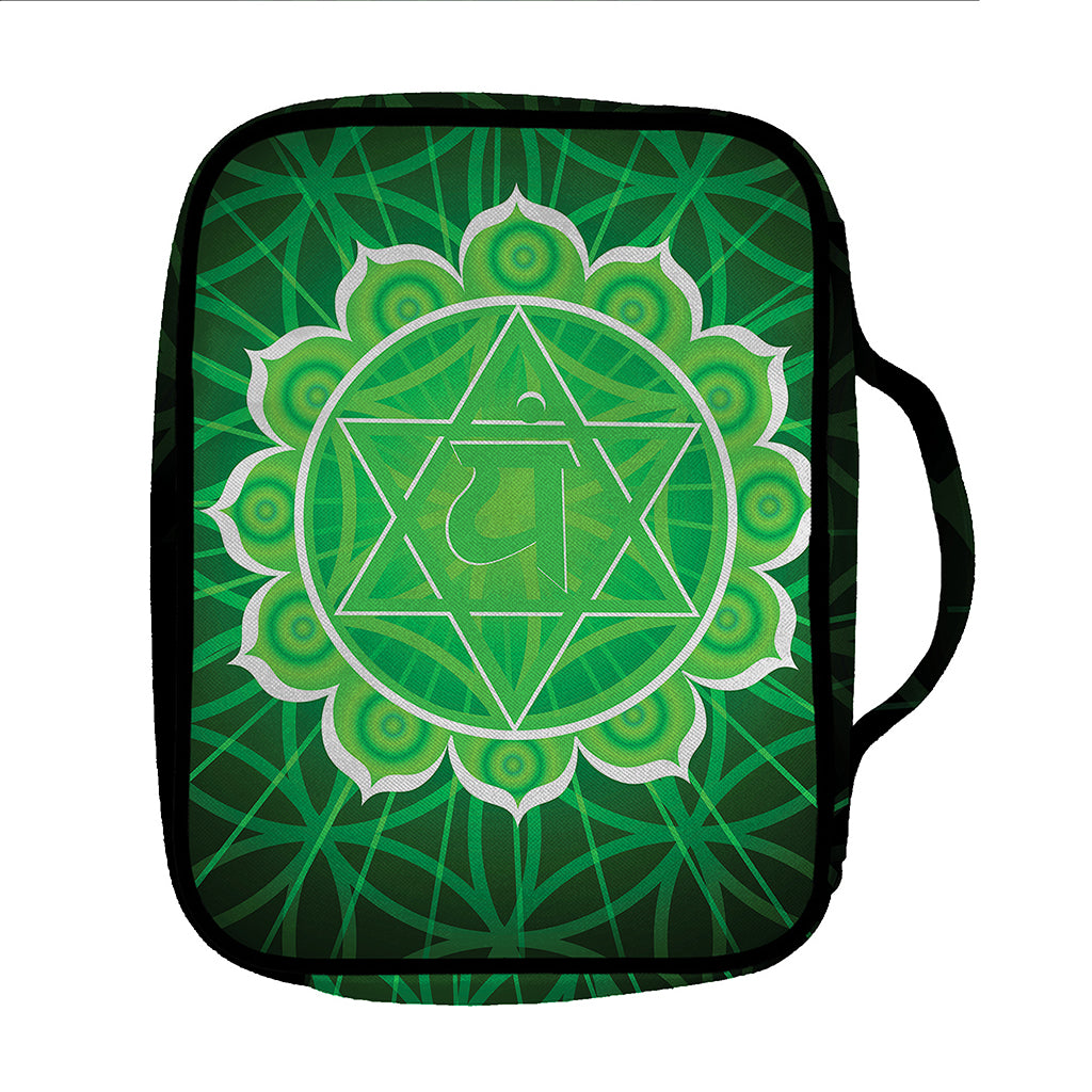 Anahata Chakra Spiritual Print Front Pocket Bible Bag