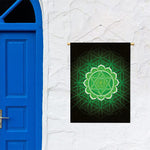 Anahata Chakra Spiritual Print Garden Flag