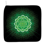 Anahata Chakra Spiritual Print Hand Towel