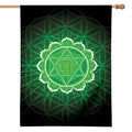 Anahata Chakra Spiritual Print House Flag