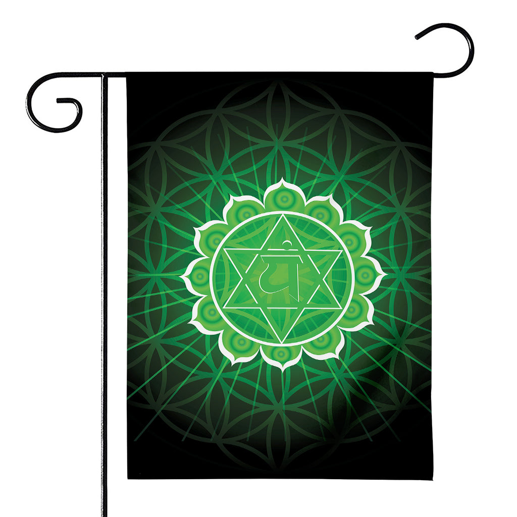 Anahata Chakra Spiritual Print House Flag