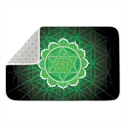 Anahata Chakra Spiritual Print Indoor Door Mat