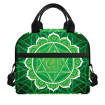 Anahata Chakra Spiritual Print Insulated Lunch Bag
