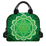 Anahata Chakra Spiritual Print Insulated Lunch Bag