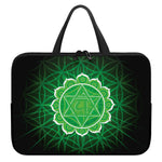 Anahata Chakra Spiritual Print Laptop Sleeve With Handle