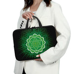 Anahata Chakra Spiritual Print Laptop Sleeve With Handle