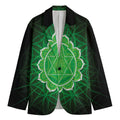 Anahata Chakra Spiritual Print Men's Blazer