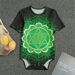 Anahata Chakra Spiritual Print Men's Bodysuit