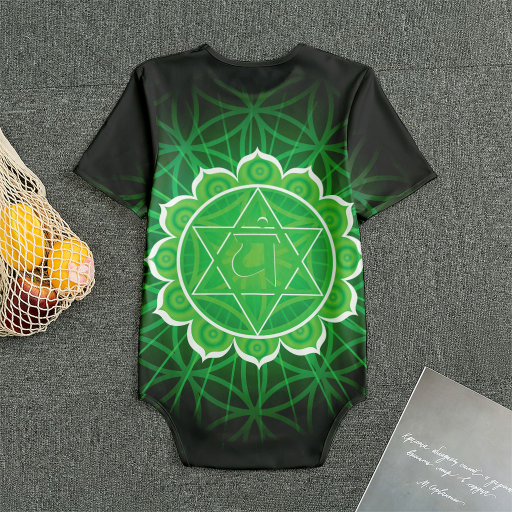 Anahata Chakra Spiritual Print Men's Bodysuit