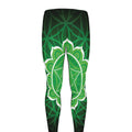 Anahata Chakra Spiritual Print Men's Leggings