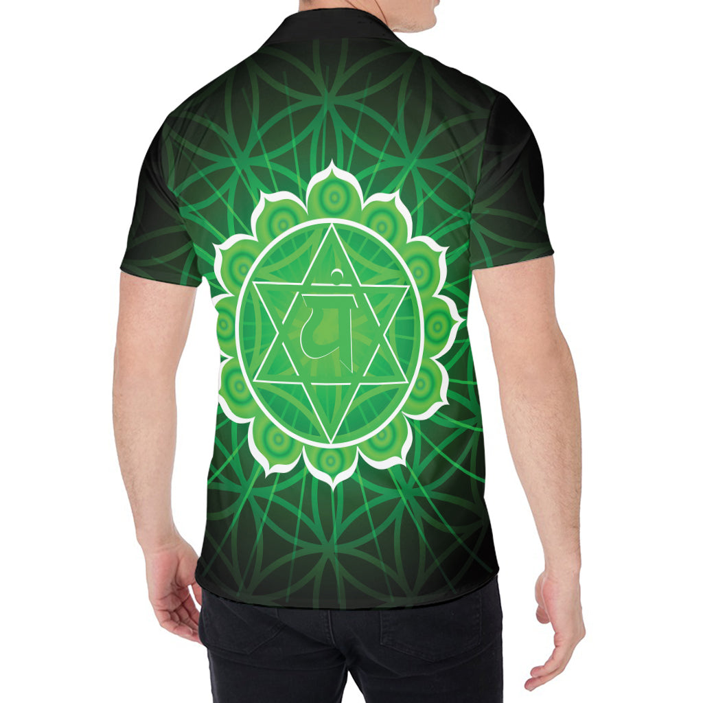 Anahata Chakra Spiritual Print Men's Shirt