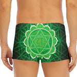 Anahata Chakra Spiritual Print Men's Short Boxer Briefs