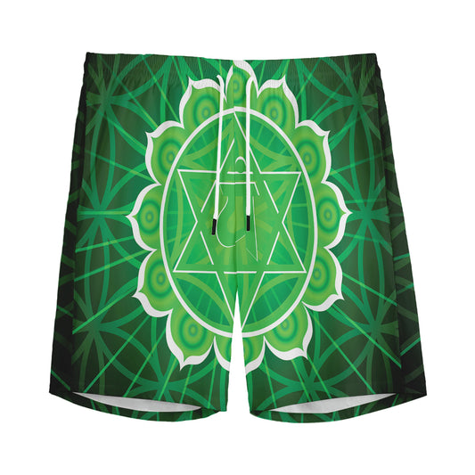Anahata Chakra Spiritual Print Men's Sports Shorts