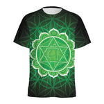 Anahata Chakra Spiritual Print Men's Sports T-Shirt