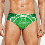 Anahata Chakra Spiritual Print Men's Swim Briefs