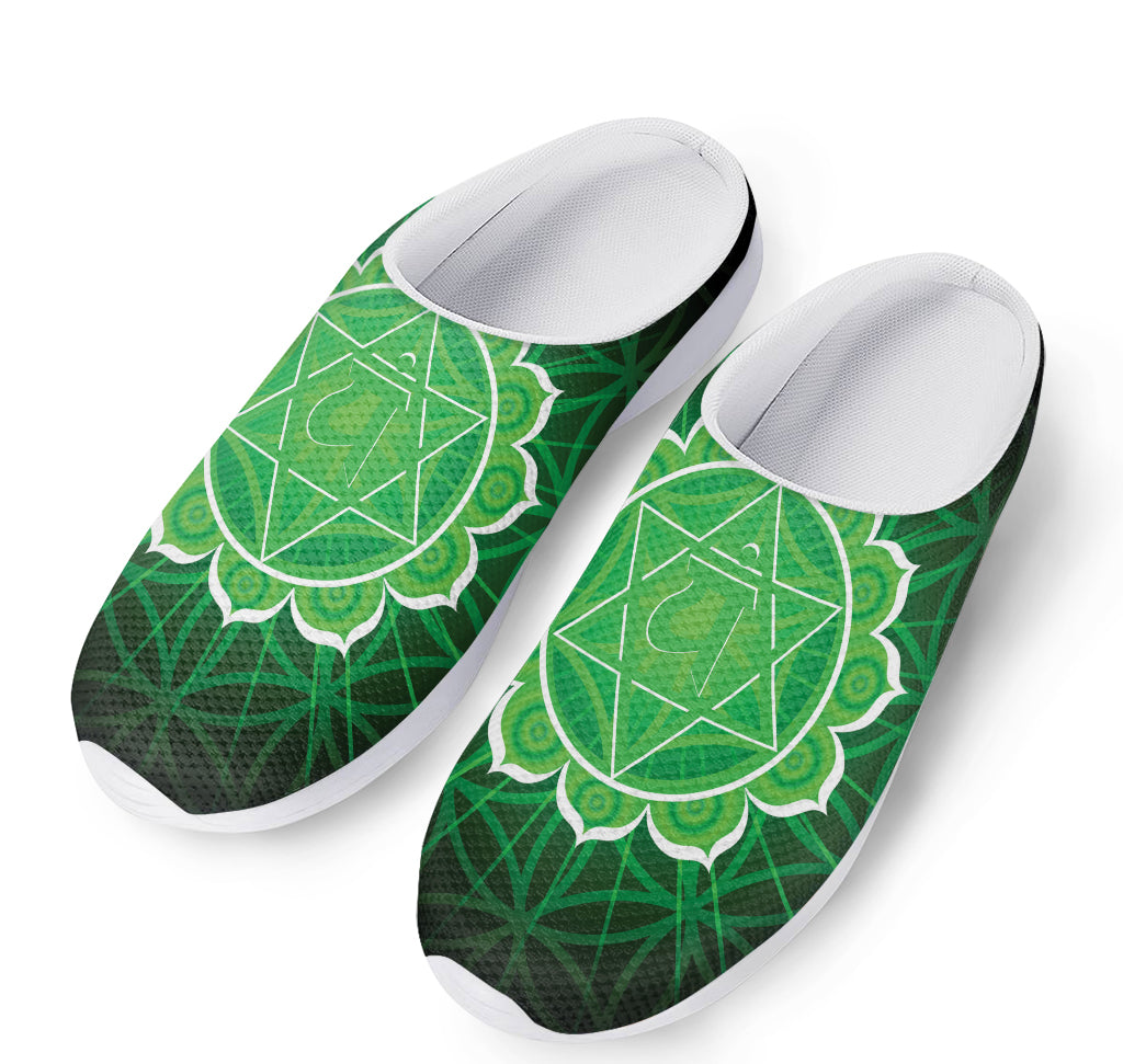Anahata Chakra Spiritual Print Mesh Casual Shoes