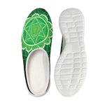 Anahata Chakra Spiritual Print Mesh Casual Shoes