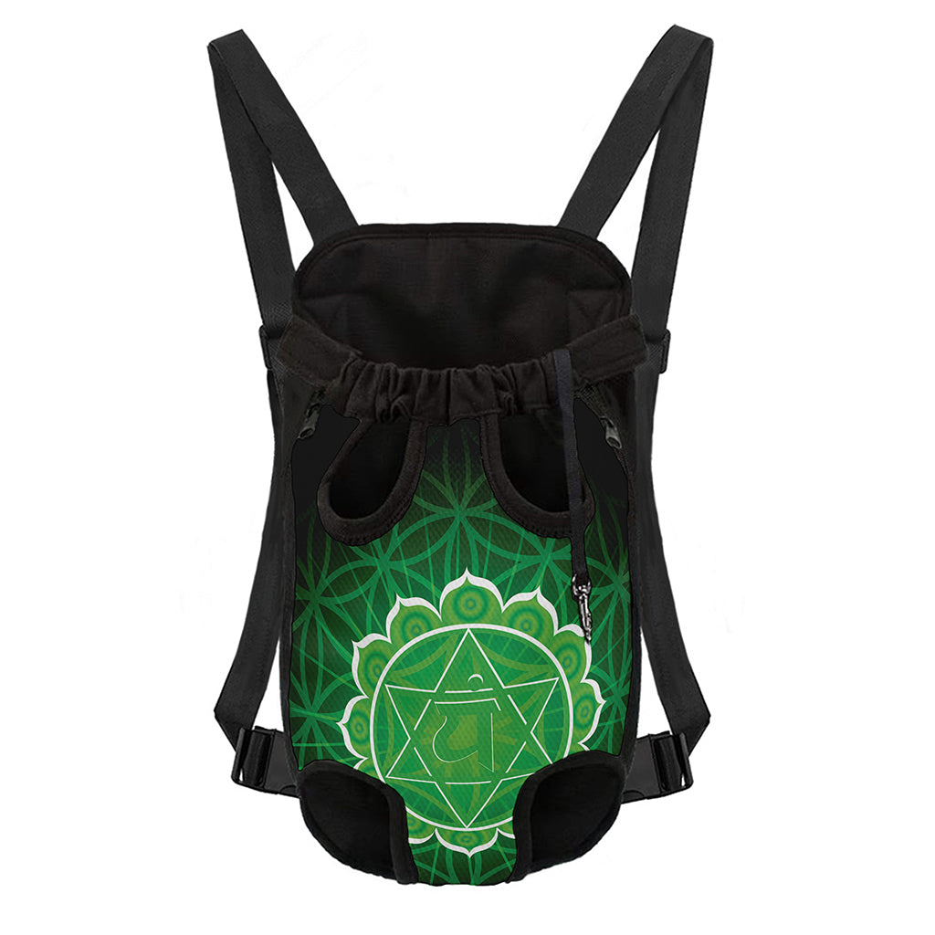 Anahata Chakra Spiritual Print Pet Carrier Backpack