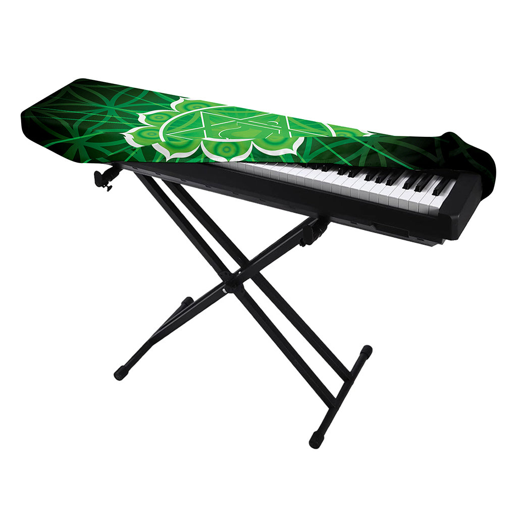 Anahata Chakra Spiritual Print Piano Keyboard Cover
