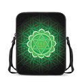 Anahata Chakra Spiritual Print Rectangular Crossbody Bag